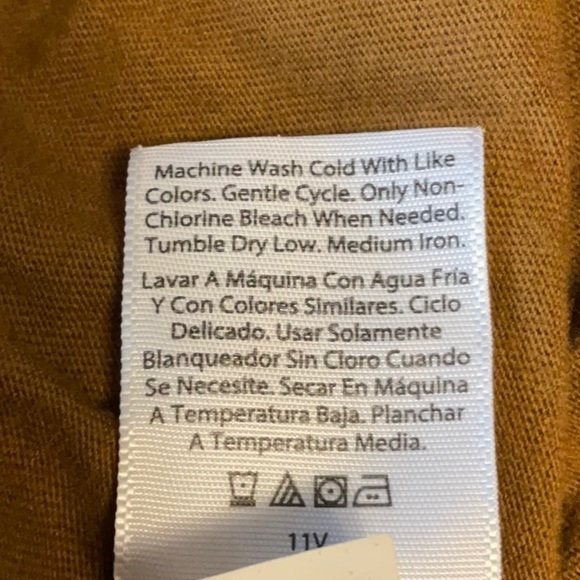 George Men's Tan Long Sleeve Tee - Picture 5 of 5